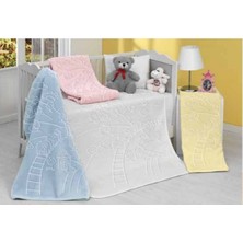 Özgürce Mavi Bebek Battaniyesi, Kalın Kışlık, Yumuşak ve Sıcak Tutucu