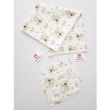 Özgürce Yumuşak ve Şık Müslin Battaniye ve Mendil Seti, Rahat Kullanım Sağlar