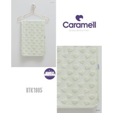 Özgürce Yumuşak Penye Bebek Battaniyesi 85X90, Kalp Desenli, Yeni Sezon Kumsal Komfort