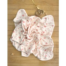 Özgürce Organik Pamuklu Bebek Battaniyesi 80X85 cm Çift Kat Penye, Rahat ve Yumuşak