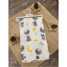 Özgürce Çok Amaçlı Müslin Örtü 100X80 Bebek Battaniyesi, Yenidoğan Için Ideal