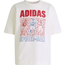 adidas Çocuk  Beyaz  T-shirt LK MRVL SM T JZ3567