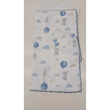 Özgürce Nefesalıcı Çok Amaçlı Müslin Örtü, Yenidoğan Bebek Battaniyesi, %100 Pamuk