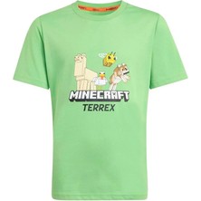 adidas Çocuk  Yeşil  T-shirt K MC MT TEE JZ3587