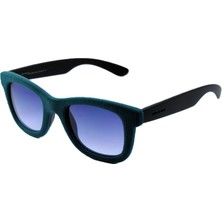 Italia Independent Italıa Independent 0090VS 20 026 Velvet Yeşil Kadife Wayfarer Mavi Unısex Güneş Gözlüğü