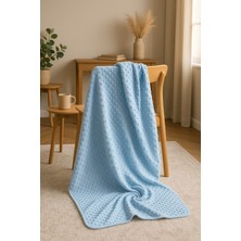 Özgürce Çift Taraflı Penye Pamuk Bebek Battaniyesi, Pembe