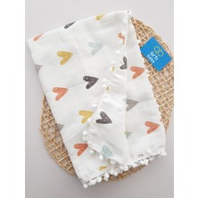 Özgürce Yumuşak ve Hafif Çift Katlı Müslin Battaniye, Bebekler Için Konforlu Örtü