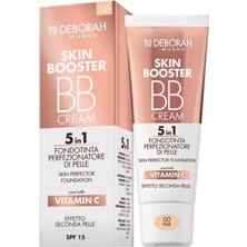 Deborah Skin Booster BB Krem 00 Cilt Tipi İçin Nemlendirici C Vitamini ile Etkili Koruma
