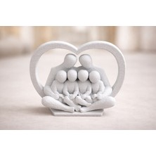 Sessiz Bağlar "yakınlık" Dekoratif Biblo | Nostaljik Aile Temalı Tasarım