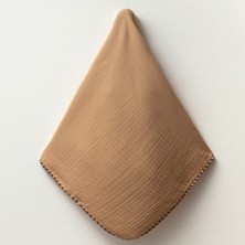 Mahfel %100 Premium Pamuklu Müslin Bebek Battaniyesi Sütlü Kahve