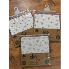 Eke Baby 30'lu Avantaj Paketi Pamuklu Bebek Ağız ve Ter Mendili