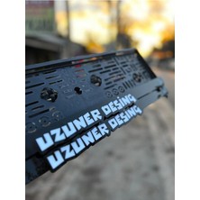 Wooddoom Kişiye Özel Pleksi Plakalık Desenli