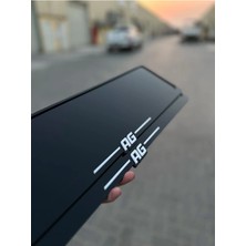 Wooddoom Baş Harflerinize Özel Kesim Full Pleksi Plakalık