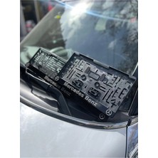 Wooddoom 3D Mercedes Benz Takmatik Plakalık 1 Tanesi Kare Plakalık