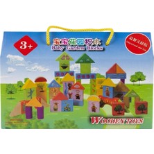 Direkstoktan Ahşap Oyuncak Yapı Blokları Bebek Bahçesi Blokları / In The Night Garden Baby Garden Blocks