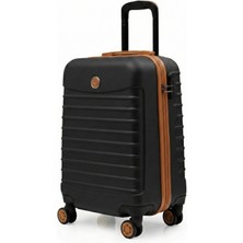 Louisiana Polo Kabin Boy Valiz 4x2 Teker Siyah-Taba 1168