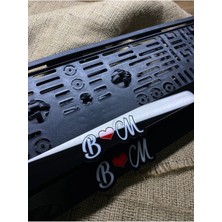 Wooddoom Çiftlere Özel Baş Harf Yazılı Pleksi Plakalık