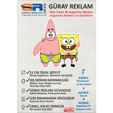 Sünger Bob ve Patrick Oto Cam & Kaporta Sticker – Güray Reklam Kalitesiyle