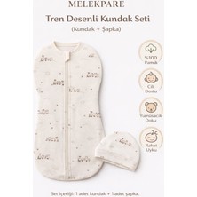 Özgürce Yumuşak ve Hafif %100 Pamuklu Bebek Kundak Fermuarlı, Konfor ve Güvenliğe Uygun