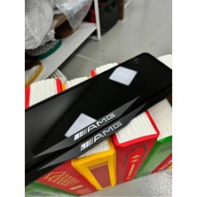 Wooddoom Gri Amg Yazılı Pleksi Plakalık