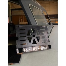 Wooddoom Düz Fontlu Kare Takmatik Motor Plakalık 24X15,5