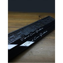 Wooddoom Imza Yazı Desenli Kişiye Özel Plakalık Pleksi