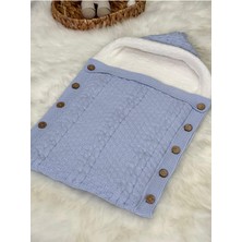 Özgürce Ikili Triko Saç Örgülü Bebek Kundağı, Yumuşak ve Rahat Kullanım