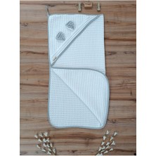 Özgürce Beyaz Organik Bebek Pike ve Battaniye, Çok Yönlü, Yumuşak ve Hafif