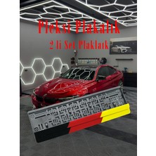 Wooddoom Almanya Desenli Plakalık Pleksi