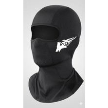 Flex Premium Reflektörlü Siyah Kar Maskesi Model 27 Balaklava Balaclava Motorsiklet Scooter Bisiklet Spor