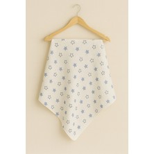 Özgürce Yumuşak ve Hafif 100% Pamuk Tek Kat Müslin Bebek Battaniyesi 80X90 cm