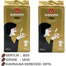Covim Oro Öğütülmüş Filtre Kahve Vakumlu Paket  2 x 250 gr