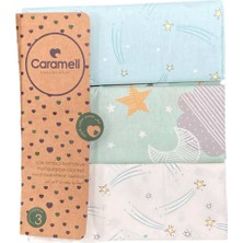 Özgürce 3'lü Çok Amaçlı Battaniye 80X90 Cm, Rahat ve Hafif, Çok Renkli Set