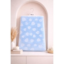 Özgürce Renkli Kalp Desenli Peluş Battaniye, Yumuşak ve Sıcak Hissiyatı