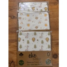 Eke Baby 30'lu Penye Bebek Ağız Mendili Seti %100 Pamuk 20X20 cm