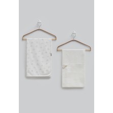 Özgürce Iki Parça Ekru Battaniye 80X90, Yumuşak ve Şık Ev Dekorasyonu