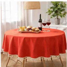 Ayzen Home Püskül Detaylı Su Itme Özelliğine Sahip Duck Kumastan Masa Örtüsü 6 Adet Değişik Ölçü Vardı. ( Özel Ölçü Alınır Hazırlanır)