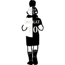 Oblivion Kişiye Özel Taraftar Temalı Baba Oğul Mdf Duvar Dekoru | Isim ve Numara Yazılabilir Hediyelik