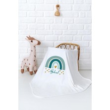 Özgürce Yumuşak Pamuklu Çift Katlı Bebek Battaniyesi 80X80 cm