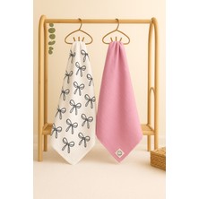 Özgürce Çift Kat Müslin Bebek Örtüsü 80X100 Cm, 2'li Paket, %100 Pamuk, Çok Amaçlı