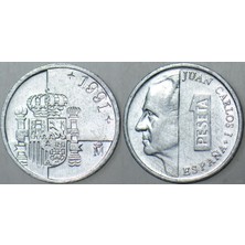 Banknoting Ispanya 1 Peseta 1991.