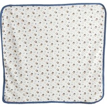 Özgürce Yumuşak ve Şık Ayıcık Desenli Tek Kat Penye Bebek Battaniyesi