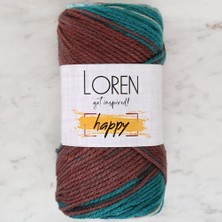 İlk El Grup Ieg™ Loren Happy Ebruli El Örgü Ipi - RH018 - 34303