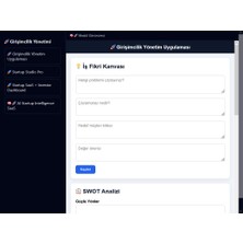 Girişimcilik Yönetim Kontrol Paneli