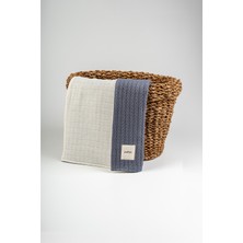 Özgürce 90X115 Düz Desenli Çok Yönlü Müslin Pike ve Bebek Örtüsü