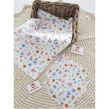 Özgürce Renkli Müslin Battaniye ve Mendil Seti, Yumuşak ve Şık Tasarım