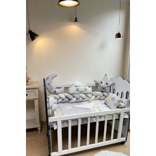 Özgürce Yumuşak ve Şık 3’lü Örgülü Gri Uyku Seti, Rahat Uyku Için Ideal