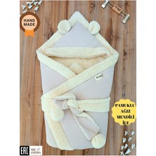 Özgürce Yumuşak ve Doğal Pamuklu Bebek Battaniyesi, Kış Ayları Için Ideal.