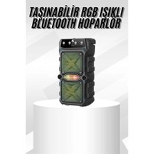 İntora Çift Çıkışlı Güçlü Bataryalı Kablosuz Yüksek Ses Kaliteli Bluetooth Hoparlör