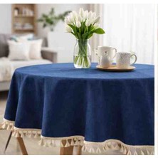 Ayzen Home Püskül Detaylı Su Itme Özelliğine Sahip Duck Kumastan Masa Örtüsü 6 Adet Değişik Ölçü Vardır. (Özel Ölçü Alınır Hazırlanır)